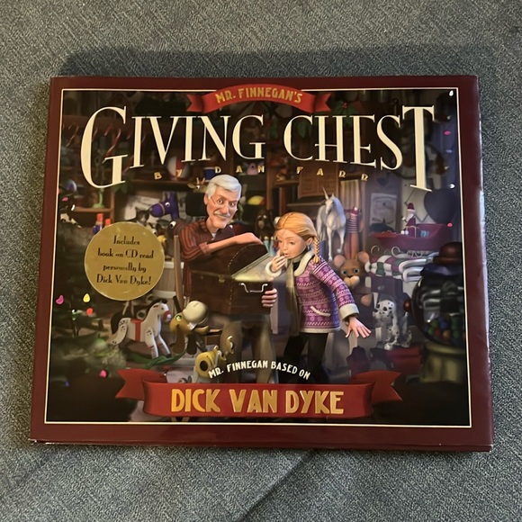 Atographed Dick Van Dyke Mr. Finnegan's Giving Chest Book by Dan Farr - Picture 1 of 6